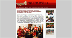 Desktop Screenshot of horns.bigredbands.org